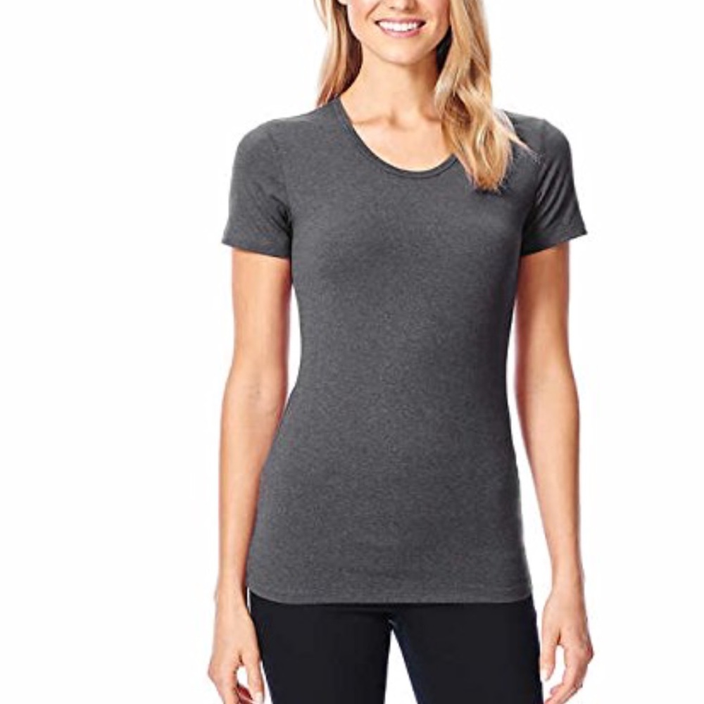 Scoop Neck Workout T-shirt - Picture 4 of 6